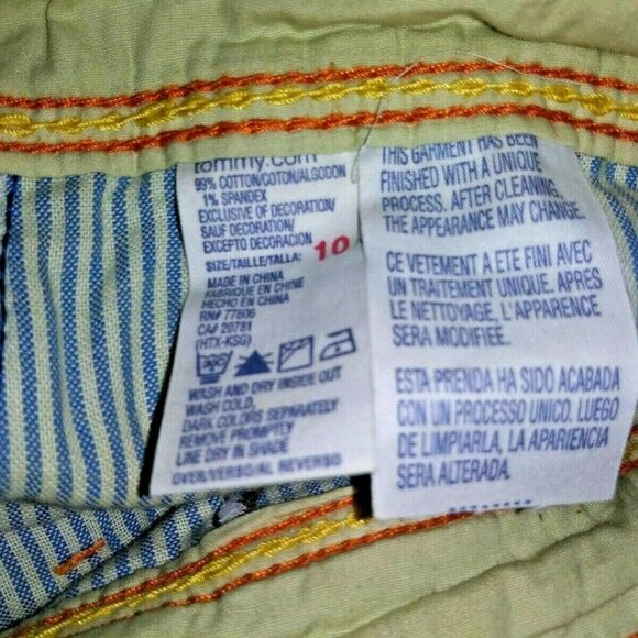 Tommy Hilfiger Jeans bootcut Embroidered "T" flap pocket contrast stitch stretch - Picture 10 of 14